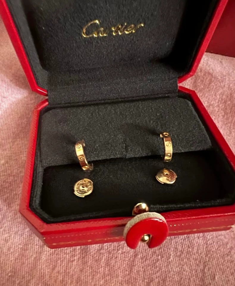 Cartier love series earrings-2