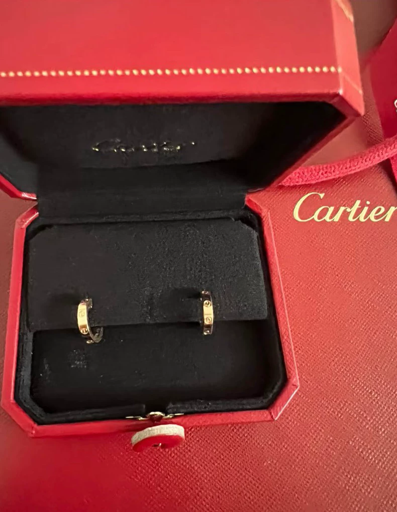 Cartier love series earrings