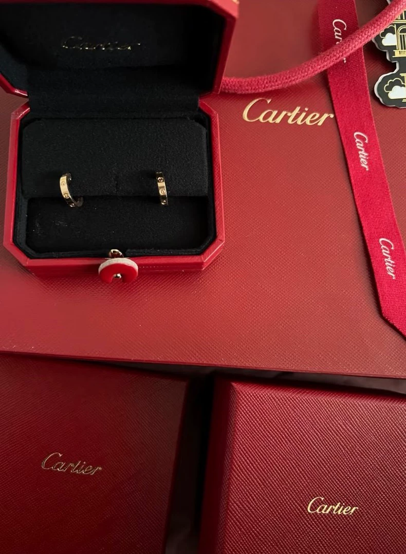 Cartier love series earrings-3