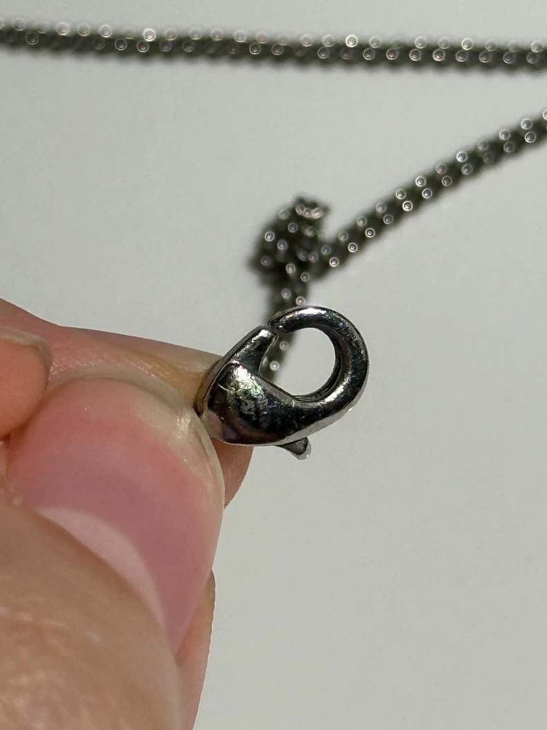Chanel full diamond double c necklace rhinestone vintage clavicle necklace-3