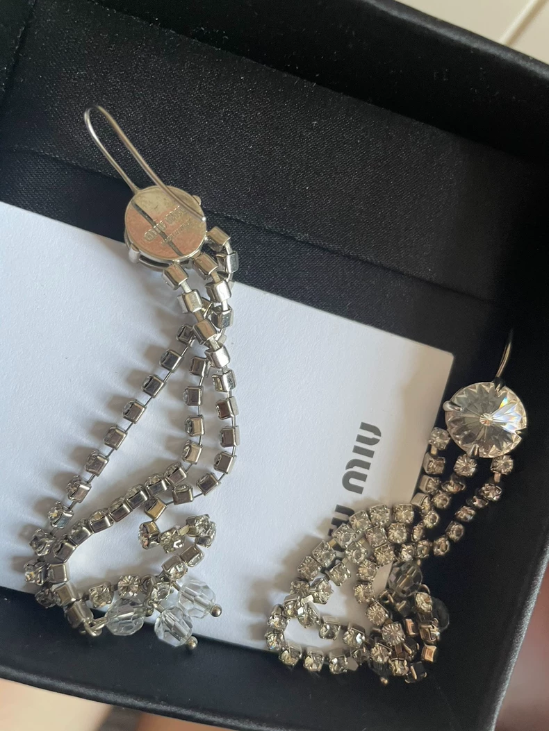 Miu Miu earrings, long earrings Ear studs-2