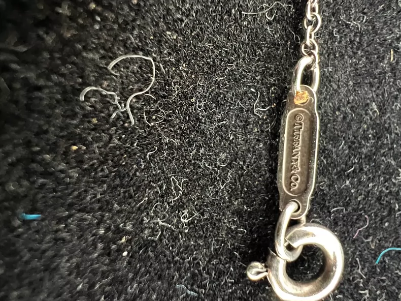 Tiffany 925 silver heart necklace, classic style-5