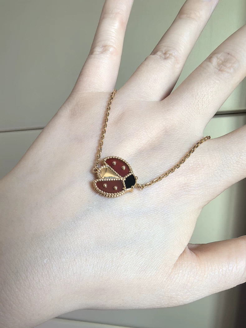 Van Cleef & Arpels VCA lucky spring open ladybug bracelet-3