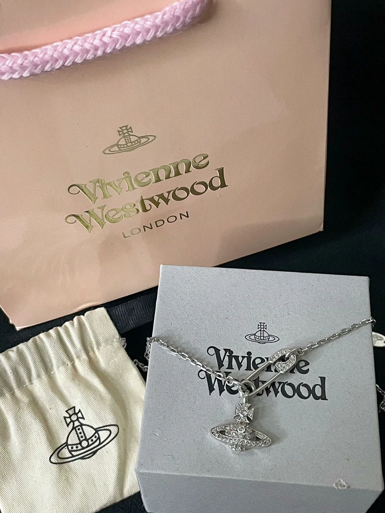 Vivienne Westwood Safety Pin Necklace